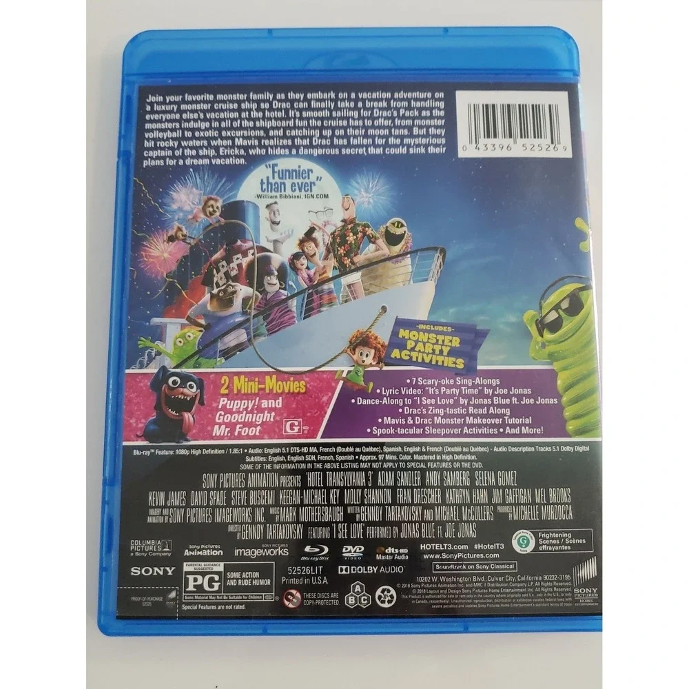 Hotel‎ Transylvania DVD Blu-Rsy